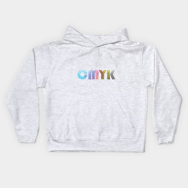 cmyk Kids Hoodie by DoubleDv60